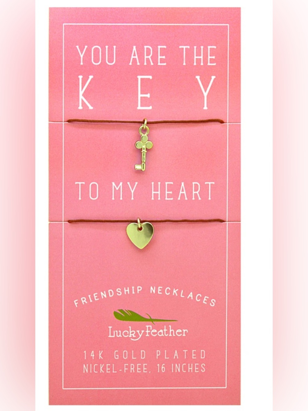Friendship Necklaces - You are the key to my heart